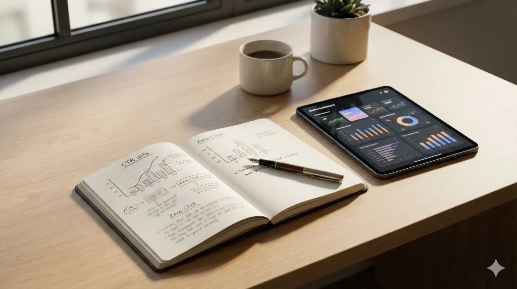 アフィリエイトCTR平均ジャンル別 ｜ 「ゼロクリック」 時代の新係数